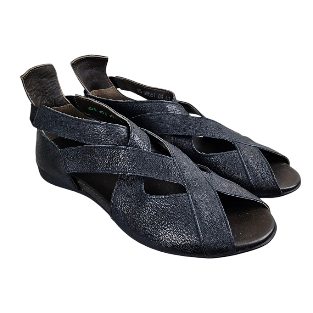 Think! Jaeh Strappy Sandals Black Size 41 - Picture 2 of 12